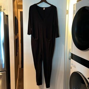 Smash & Tess black long sleeve Friday romper